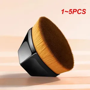 Pinceles de maquillaje 1-5PCS Super Foundation Brush Corrector Primer Cerda de alta densidad Líquido Cosmético Útil