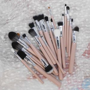 Pinceaux de maquillage 24pcs Coming Classic High Quality Skin Tone Pink Set Professional Make Up Artist Brush