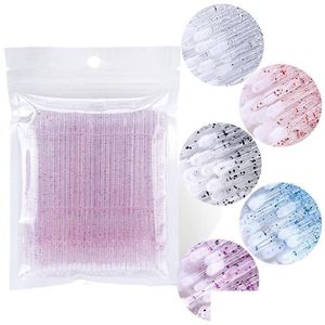 Pinceaux de maquillage 50pcs jetables lèvres cristal cils micro extension de cils applicateur nettoyant outils de beauté maquillage maquillage livraison directe Dhnwz