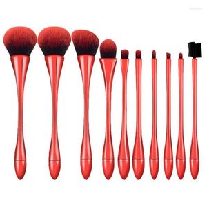 Pinceles de maquillaje AiceBeu10pcs Set profesional Kit de herramientas de alta calidad Premium Slim Elegant Full Function Brush