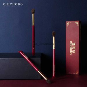 Pinceaux de maquillage CHICHODO Pinceau de maquillage-Luxurious Red Rose Series-High Quality Horse Grey Rat Hair Blending Brush Cosmetic Natural Hair Make Up HKD230821
