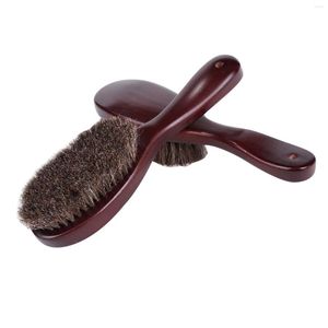 Pinceaux de maquillage vêtements brosse vêtement avec crin doux et manche en bois pour manteau hommes costumes chaussures meubles