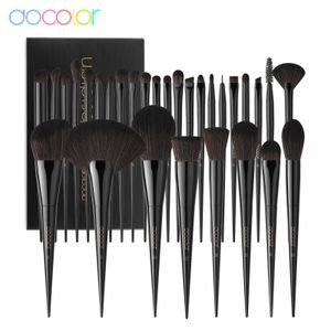 Makeup Brushes Color Makeup Brush Set Professional 10-30 Feed Shadow Powder Blusher Synthetic Basic Contour Tool Q240507