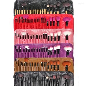 Pinceaux de maquillage échantillon gratuit marque privée 24 pièces pinceau professionnel fard à paupières fond de teint poudre ensemble d'outils cosmétiques Kit