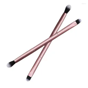 Pinceaux de maquillage HEALLOR 1PC pinceau de beauté multifonctionnel double extrémité fard à paupières nez ombre outils cosmétiques pour les yeux