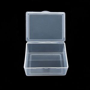 Boîtes de rangement de maquillage, conteneur de bijoux en plastique, étui de collier, supports de perles artisanales, organisateur transparent et dur