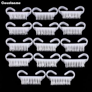 Outils de maquillage 100pcslot blanc ongles poussière poudre brosse de nettoyage art manucure pédicure doux enlever acrylique propre soin 231110