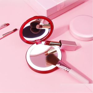 Outils de maquillage Led Light Compact 3X Magnifier Mirror Portable 3000 Mah Power Bank Rechargeing Lighted Fill Flash Mirrors Drop Delivery Dh1Ua