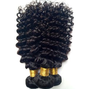 Trame de cheveux humains vierges brésiliens malaisiens Extensions de cheveux bouclés doux et profonds Beauté bon marché Indien Remy Cheveux humains tisse 3 4 5pcslot5485011