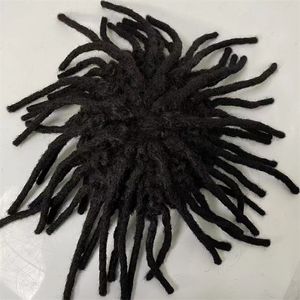 Malaysian Virgin Human Hair Piece 8x10 AUS Lace with PU Toupees Dreadlocks Hair Male Wigs for Black Men