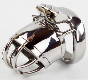 Castidad masculina Cortadora de bola de acero inoxidable Anillo de sexo para hombres Dispositivo de castidad masculina Bdsm Sex Toys for Men Chastity Cage CP27127093404