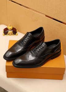 Zapatos de vestir formales populares para hombre, zapatos Oxford de cuero genuino para hombre, zapatos planos para caminar para boda, fiesta, oficina, mocasines, tamaño 38-45