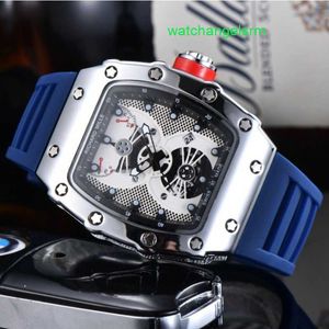 Horloge masculine Wristwatch RM Wrist Watch Sports Standatch Spot Standatch Oco Dial Silicone Mens Strap Iproofing