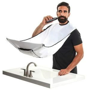 Homme de salle de bain tablier mâle barbe tablier rasoir coiffeur rasage rasage de barbe de barbe imperméable en tissu de salle de bain nettoyage de salle de bain pour l'homme