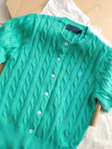 Hombre Diseñador de hombres Polos camiseta Diseñador de mujer Suéter Prendas de punto Top U-cuello cotta Manga crochet prendas de punto