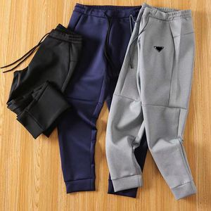 Pantalon de survêtement pour homme, jogging, pantalon de sport, pull avec poche, cordon de serrage réglable, vêtements d'extérieur, Capris Terry Street, pantalon Long, M-3XL