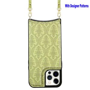 Mandragora Patterns Fundas de billetera de diseñador para iPhone 13Promax 12 11 14Plus XR 8Plus 7P PU Cuero Ranura para tarjeta de crédito Kickstand Cierre magnético Cubierta del teléfono Correa para la muñeca