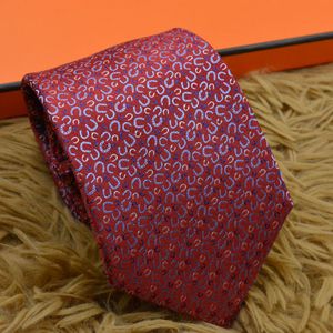 Hommes cravates marque homme mode lettre cravates mince cravate classique affaires fête de mariage banquet décontracté rouge cravate pour hommes