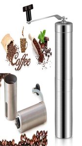 Manual Molino de frijoles de color moldores de café para molinos de pimienta de acero inoxidable de acero inoxidable en francés DHL WX914641575648
