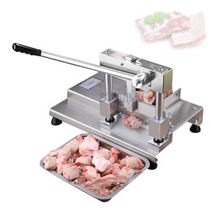 Trancheuse à viande manuelle en acier inoxydable, petite machine à trancher les os, côtelettes d'agneau au poulet