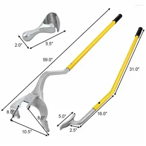 Kit de herramientas de desmontaje de cuentas de montaje de cambiador de neumáticos Manual, desmontaje de neumáticos para la mayoría de los coches y camiones