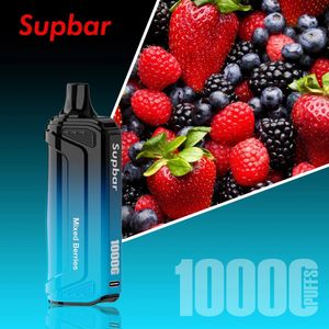 Fabrication Vape jetables 600mAh Ecig Commerce de gros Vape Pod Supbar Mk 10000 bouffées vaporisateur