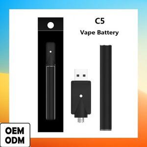 Fabricant Alimentation directe C5 Bud Touch Batterie de 10,5 mm Vape Auto Auto Activé O Pen 345mAh pour 510 CARTRIDGES AVEC INFORMATE