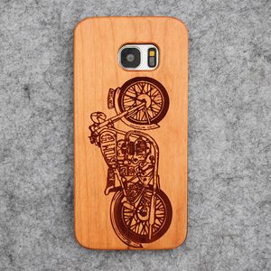 Fabricant en gros de haute qualité cas de téléphone en bois de cerisier sculpture au laser couverture de smartphone pour Iphone 12 11 pro max