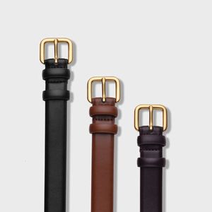 Fabricants offre spéciale personnalisée 2.3cm ceinture en cuir fin multifonctionnel noir ceinture décorative robe jean accessoires ceinture
