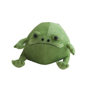 Fabricants en gros 20 cm ricky pluie grenouille grande grenouille verte jouets en peluche dessin animé film télévision poupées pour cadeaux pour enfants