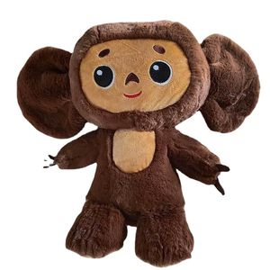 Fabricantes al por mayor 23cm Cheburashka Monkey Plush mono de orejas grandes juguetes de peluche película de dibujos animados y muñecas periféricas de televisión para regalos de niños
