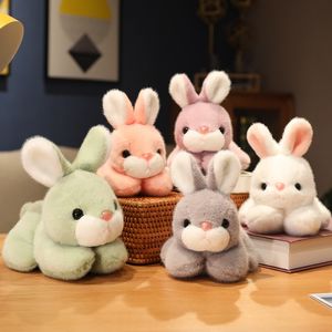 Fabricantes al por mayor 25 cm 5 colores Pascua conejo de peluche muñeca fiesta conejo juguete de peluche regalo de cumpleaños para niños