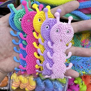 Fabricantes Mayoristas de 6 colores 20 cm Lala Brazelet Toys Caterpillar Desecompresión Descompresión Regalos de juguete para niños