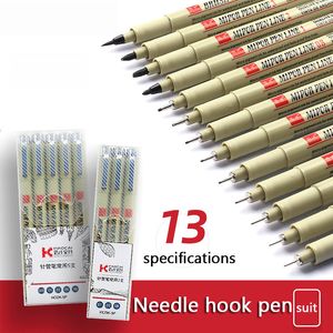 Markers Manga Needle Pen Art Handpainted Hook Line Sketch Pens Stationery Set Supplies School Sakura 230523