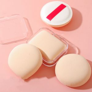 Marshmallow Triangular cojín de aire Puff BB Cream ajuste esponja Puff suave y seco húmedo herramienta de maquillaje de doble uso