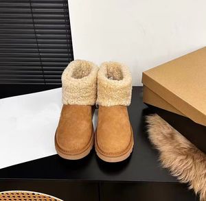 Botas Martin, botas Padas para coche, zapatos informales, botines para nieve, piel de ante de grano completo, plataforma elástica para mujer al aire libre 35-40