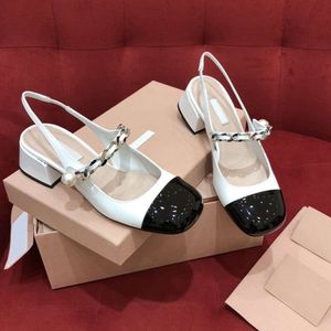 Zapatos pequeños de cuero Mary Jane Pearl, estilo británico versátil para mujer, bonitos tacones altos JK 2021, nuevos zapatos individuales