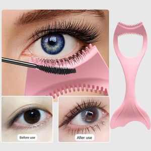 Mascara Guard Silicone Lash Baffle Eye Eye Polcils en forme de baffle Eyeliner Eyeliner Aider Brush Makeup Aid Tool for Beauty Salon