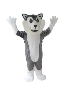 Costume de mascotte nouvelle haute qualité meilleure vente belle loup Animal dessin animé mascotte Costume noël déguisement Halloween mascotte