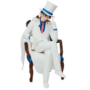 Costumes de mascotte 14 cm Détective Conan Figure d'anime Kaitou Kiddo Figurine d'action PVC Modèle Statue Collection Poupée Ornements de bureau Jouets pour enfants Cadeau