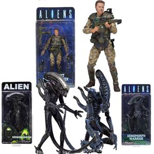 Mascot Costumes Aliens Vs Predator Sergeant Craig Windrix Xenomorph Warrior Pvc Action Figure Model Toys Joint Movable Doll Desktop Decoration