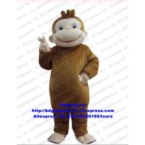 Disfraces de mascota Curious George Monkey Traje de mascota Traje de personaje de dibujos animados para adultos Traje MARCA IDENEITY Vestido en vivo CX4034 Envío gratis