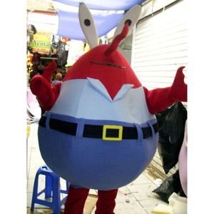 Costumes de mascotte en mousse, mignon et drôle de crabe, dessin animé en peluche, robe fantaisie de noël, Costume de mascotte d'halloween