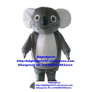 Costumes de mascotte Gris Koala Bear Coala Costume de mascotte Adulte Personnage de dessin animé Costume Costume Célébration de l'entreprise Marketplstar Marketplgenius Zx207