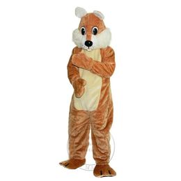 Costumes de mascotte Halloween Costume d'écureuil brun super mignon pour la fête de personnage de dessin animé Vente Support Personnalisation Drop Delivery App DHSGK
