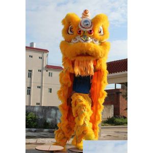 Costumes de mascotte de haute qualité Pur Lion Costume de danse en pure laine Sud Adt Taille Chinois Folk Drop Livraison Costumes Costumes Otomm