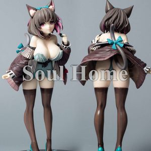 Costumes de mascotte Costumes de mascotte 26 cm Anime Native Rocket Boy Mauve 1/6 chat fille sexy figurines d'action en Pvc Hentai modèle à collectionner poupée jouets cadeau de noël