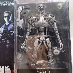 Disfraces de mascota Neca Figura Terminator Figura T-800 T-1000 Endoesqueleto Pvc Figura de acción Modelo Juguetes 18 cm Estantería Adorno Regalo para niños