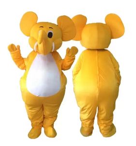 Costumes de mascotte professionnel nouveau Costume de mascotte d'éléphant thème Animal personnage de dessin animé costume de mascotte peut être personnalisé