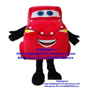 Costumes de mascotte rouge sport Roadster berline voiture limousine berline Automobile Auto mascotte Costume adulte société activités Performance Zx305